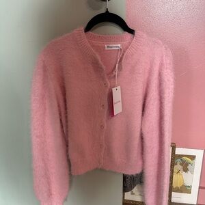 Beginning Boutique Soft Pink Cardigan